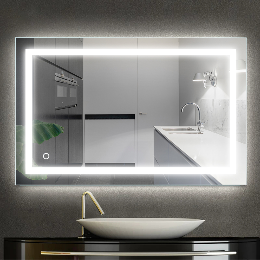 Lampe Miroir Salle De Bain LED - Applique Murale IP44, étanche, Avec Interrupteur Et Prise, Plusieurs Tailles Et Puissances