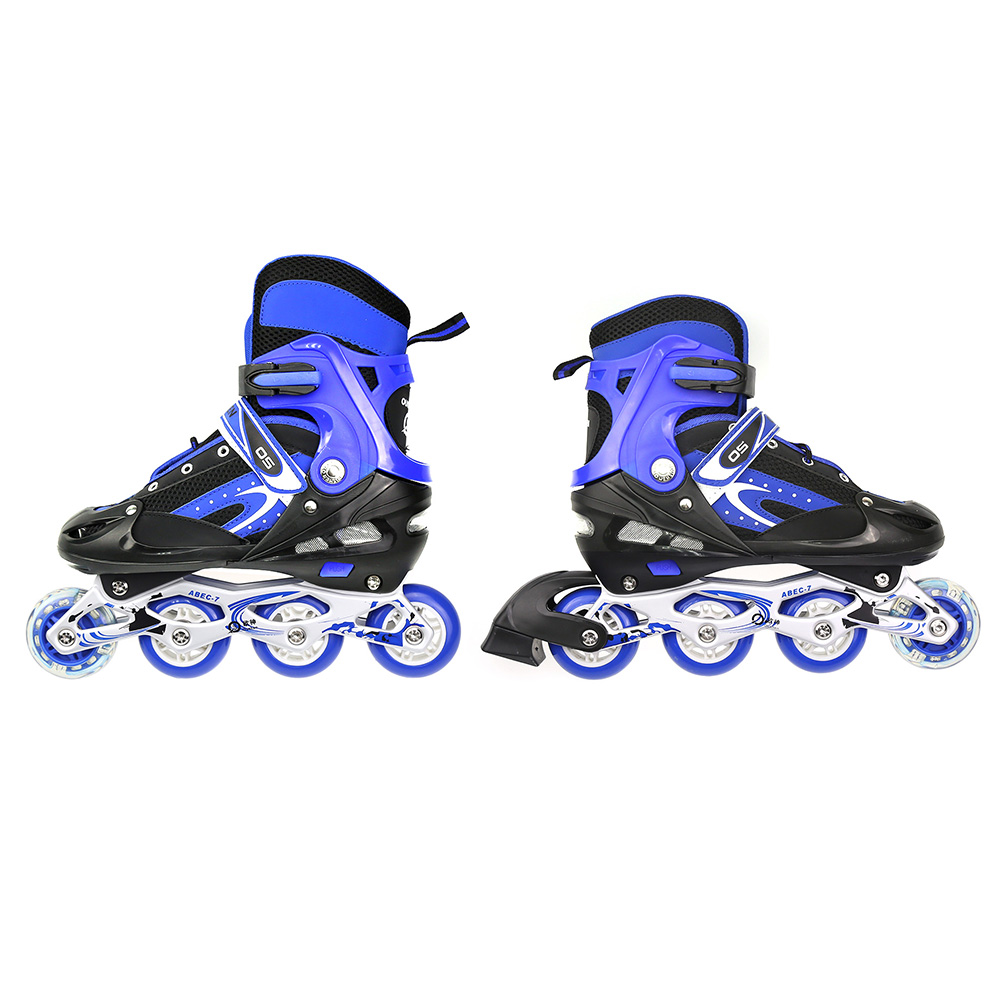 Rollers En Ligne Réglables Pour Enfants - Patins à Roulettes Lumineux Débutants Filles Garçons