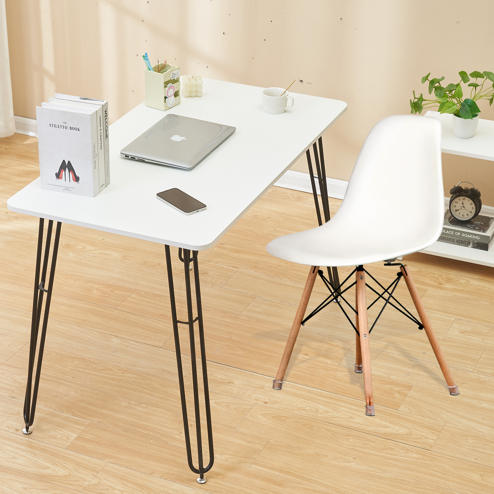 Table Murale Pliable 60x30 Cm - Table De Salle à Manger, Bureau Pliable, Design Noyer, Gain De Place - 2
