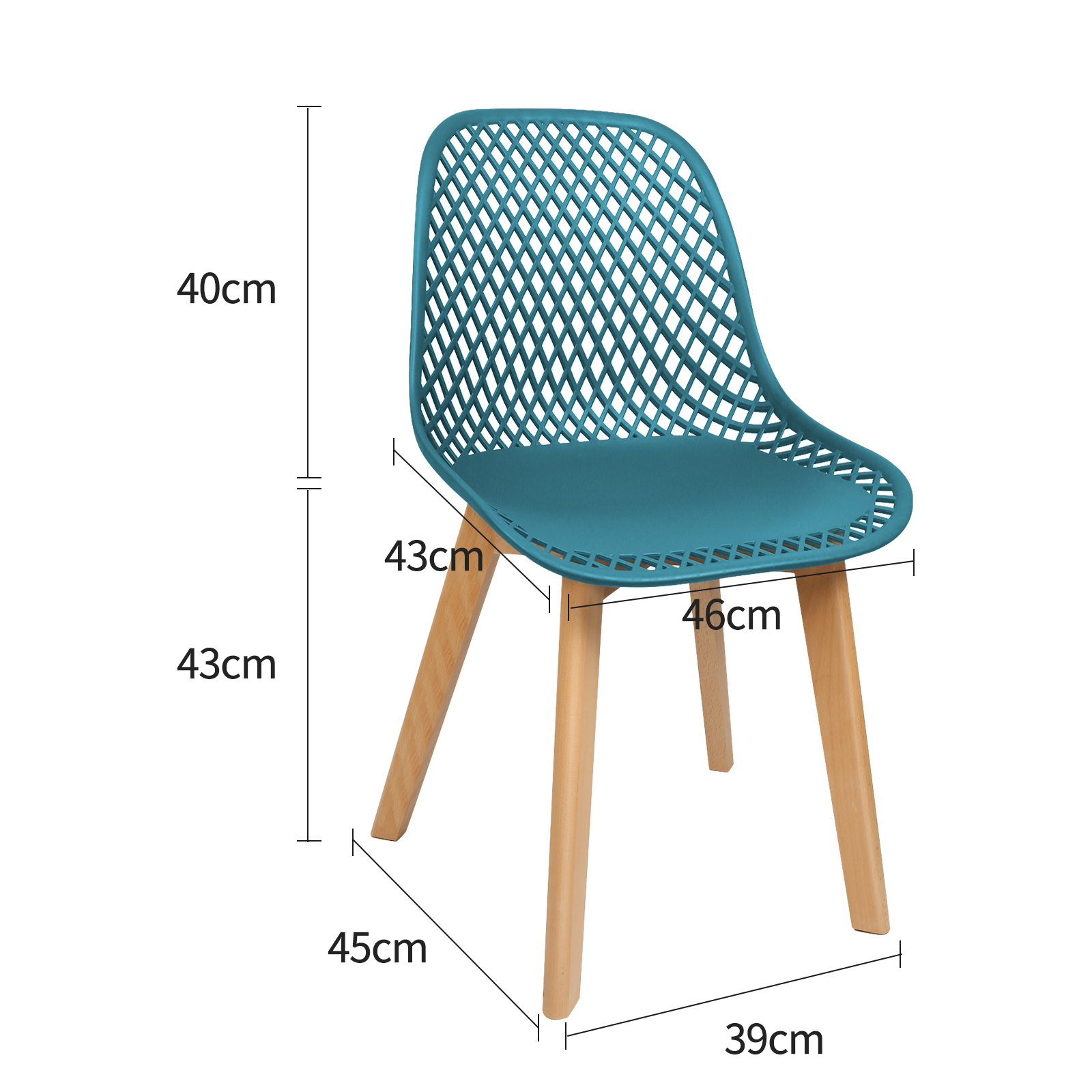 Chaise de salle à manger beige crème (lot de 2) HAWAI | Leroy Merlin